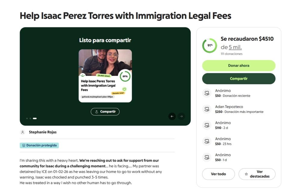 Detención, ICE, agresión MundoNOW