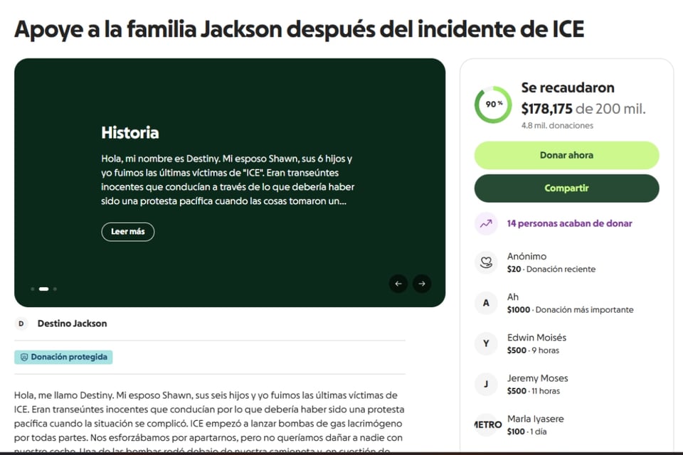 Familia, ICE, protesta MundoNOW