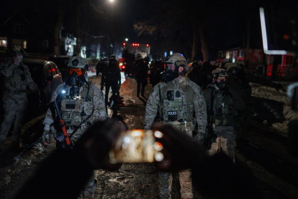 protestas en Minnesota