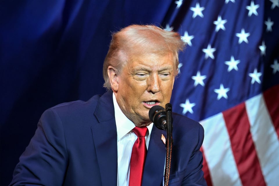 Fotos, hematoma de Trump, Davos MundoNOW