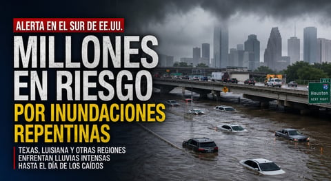 ¡Alertas por lluvias intensas! Fin de semana festivo bajo amenaza por tormentas