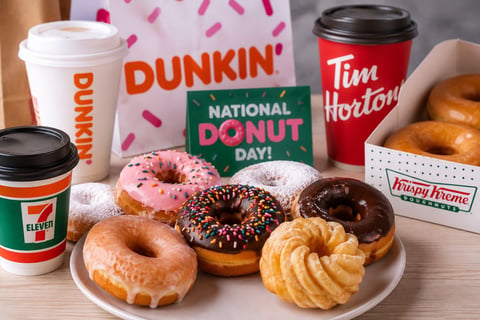 Dunkin’, Krispy Kreme y más: Consigue Donas gratis y descuentos por Día Nacional de la Dona