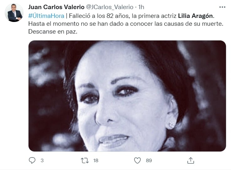 Lilia Aragón causes death: Is that the real reason?