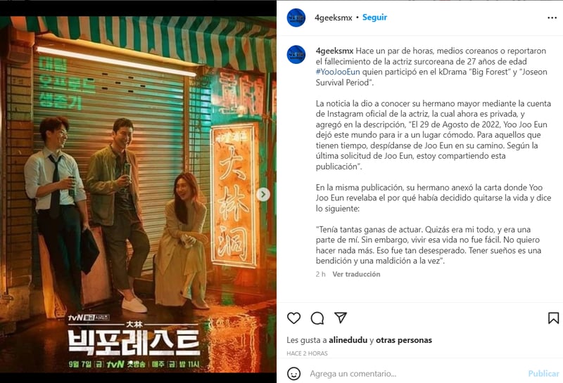 ¿Cómo se informó el deceso?