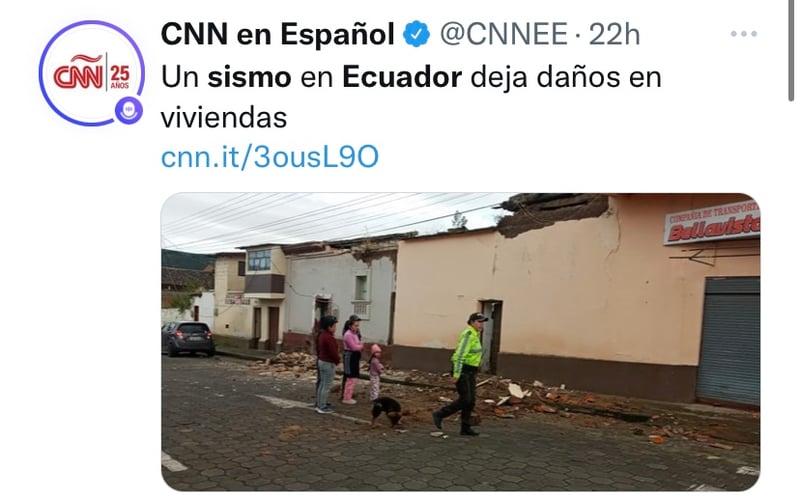 Múltiples edificios y casas dañadas; algunas destruidas