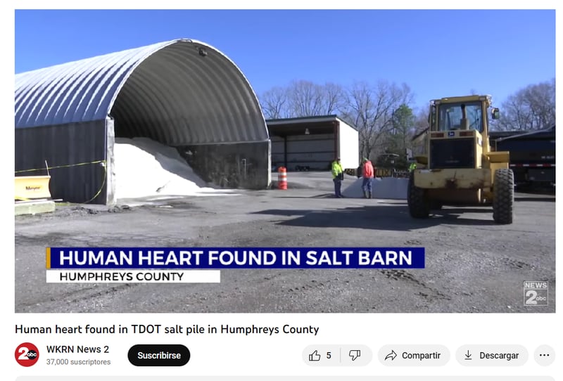 Find heart Tennessee: The appearance of a rock?