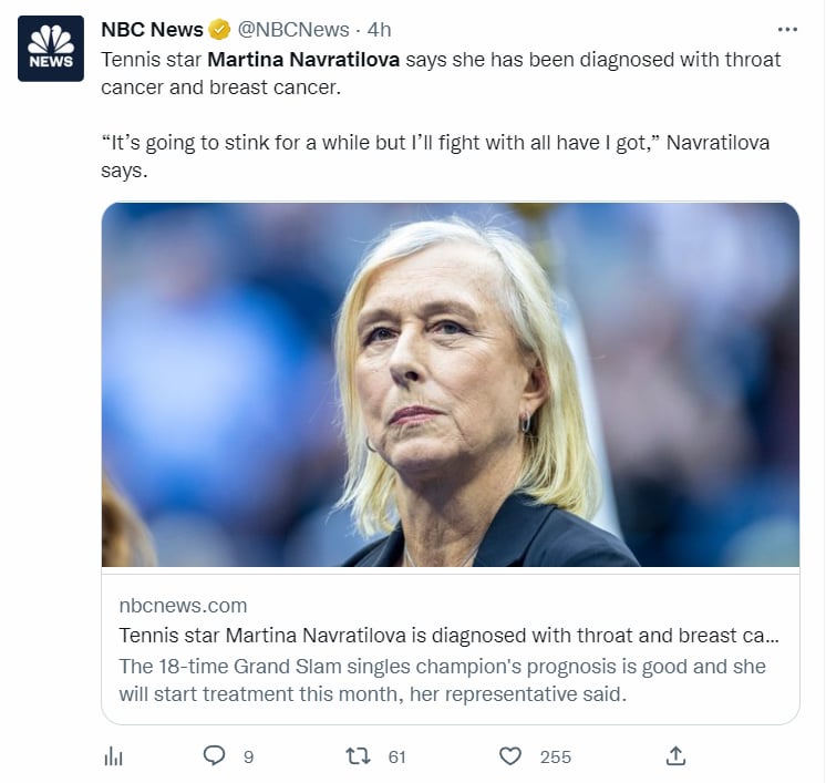 How did you discover both types of cancer?