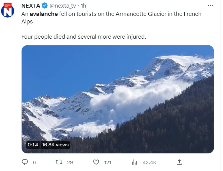 Avalancha Alpes víctimas mortales: ¿Una avalancha peligrosa?