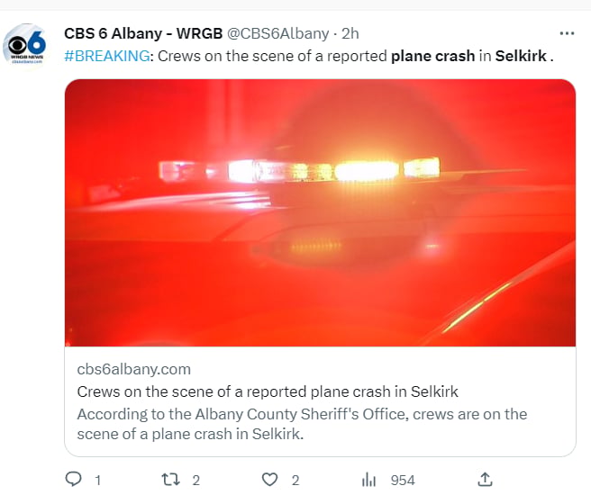 Accidente aéreo condado Albany: ¿Qué actualizaciones hay en el caso?