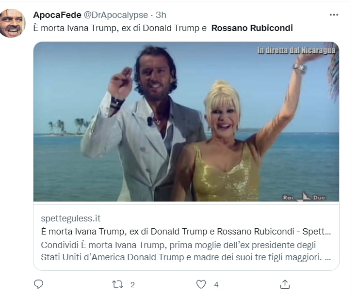 Esposo Ivana Trump muerte: ¿Qué pasó con el actor?