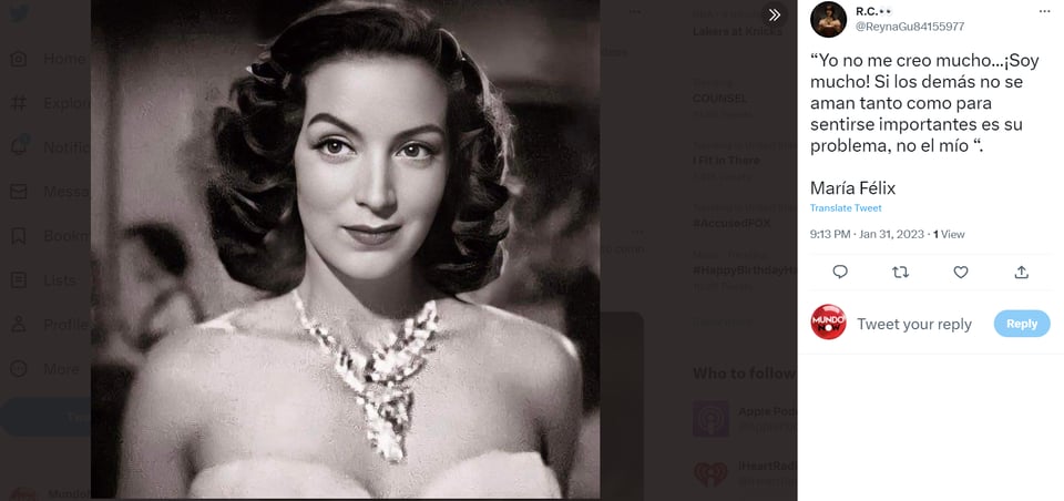 Autopsia María Félix: ¿Lo más extraño de su entierro?