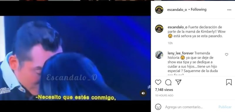 What Kimberly's mother actually said