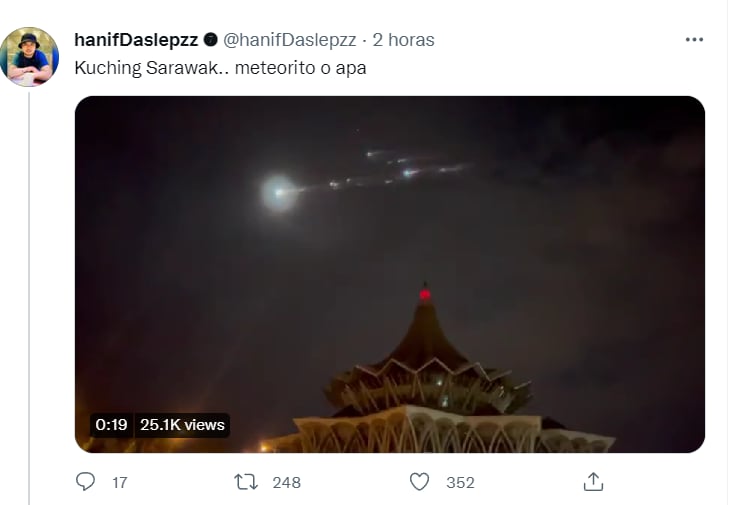 Cohete chino aterriza océano: ¿Qué se observa en el video?