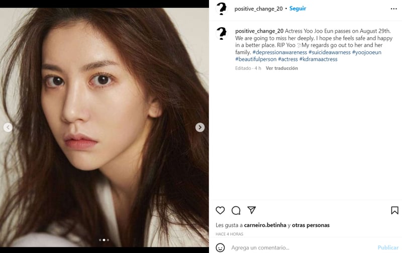 Yoo Joo Eun: ¿Qué la llevó a tomar esa decisión?