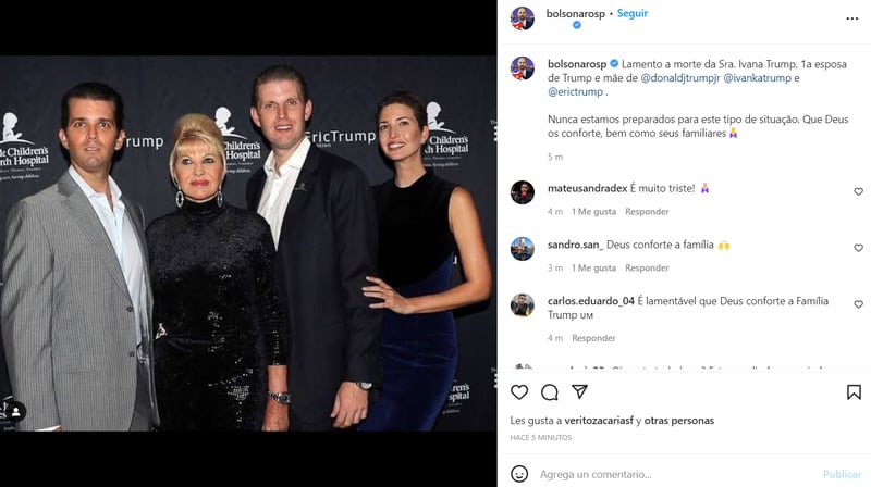 Who are Ivana's children?