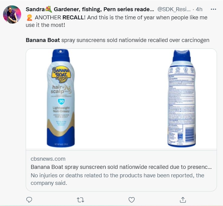 Recall sunscreen USA: What happens if the product has already been purchased?