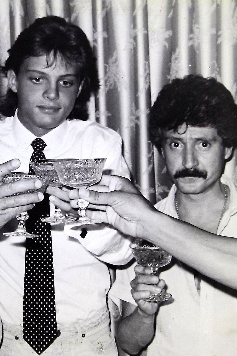Luis Miguel con su papá Luisito Rey