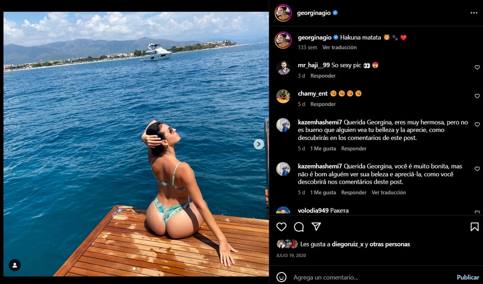 Georgina Rodríguez bikini: Does it generate controversy?