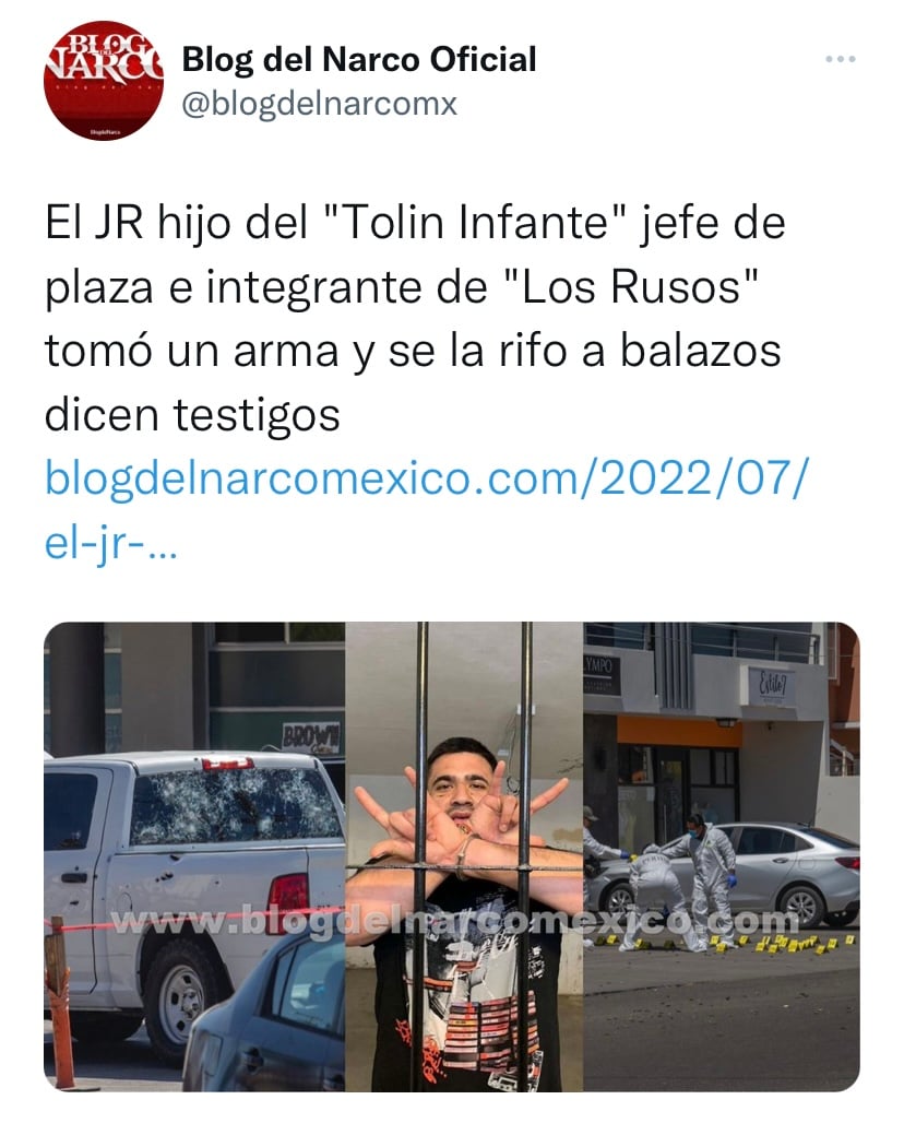 ¿De que cártel mexicano forma parte Luis Héctor Herrera alias "El Tolín Infante"?