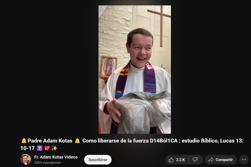 sacerdote, comunidad hispana, arquidiócesis de Las Vegas, Adam Kotas, MundoNOW