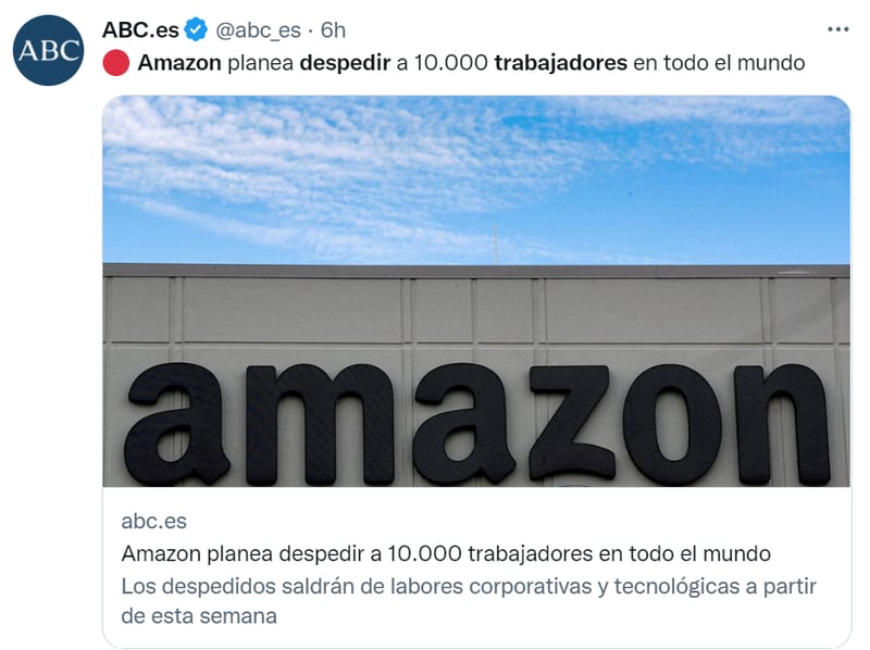 Amazon lay off workers