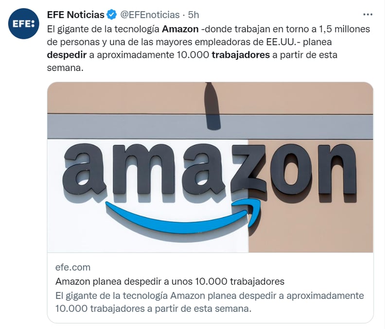 Amazon lay off workers