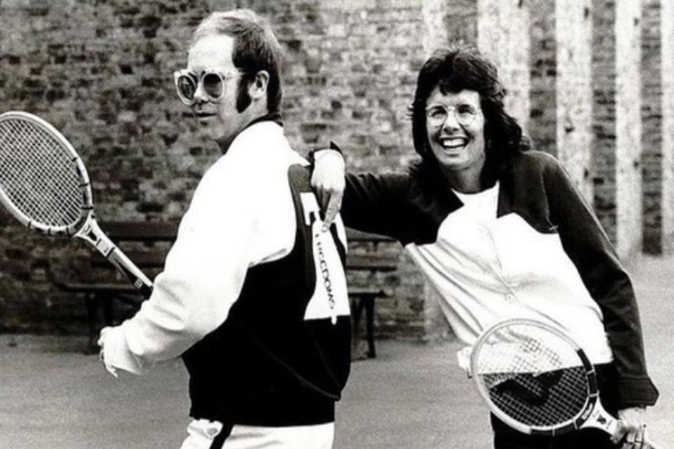 Billie Jean King, Elton John, Ilana Kloss, marriage, MundoNOW