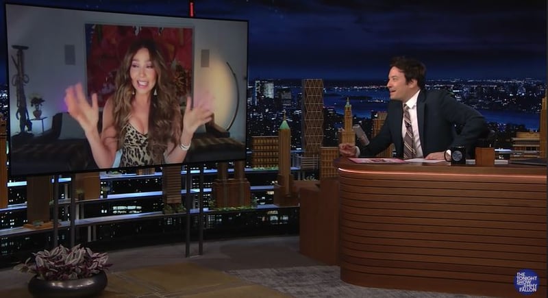 Thalía shared with Jimmy Fallon what her wedding party was like