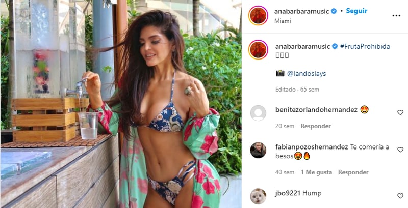 Ana Bárbara luce sus encantos