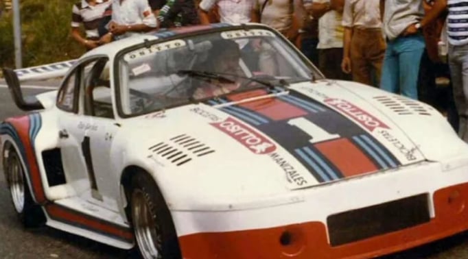 It was a racing car