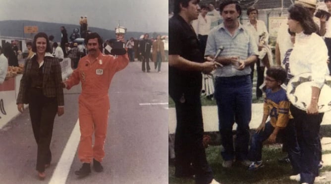 He used it to compete against the racing driver Ricardo Londoño