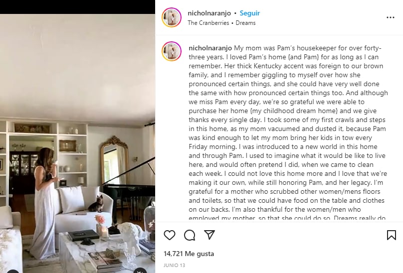 Diseñadora de interiores compra la casa en la que su madre hacía la limpieza