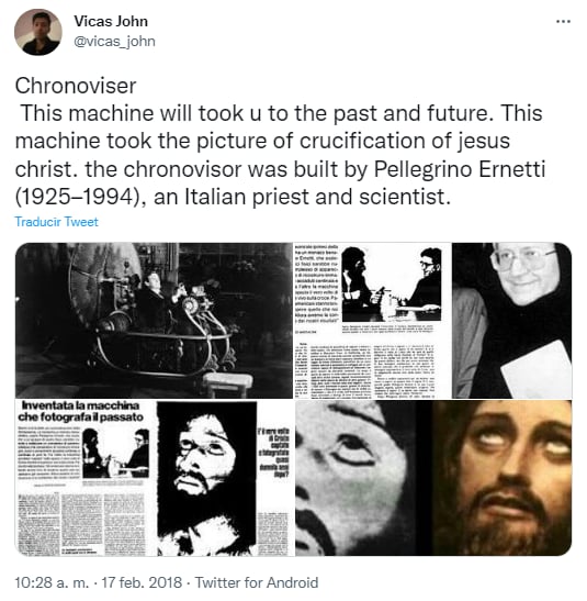 Does the Vatican hide the Chronovisor?