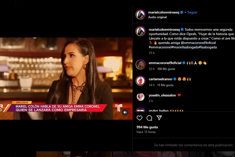 Mariel Colón, Emma Coronel, Joaquín El Chapo Guzmán, Narco, México