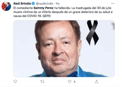Sammy Pérez, colleague Eugenio Derbez