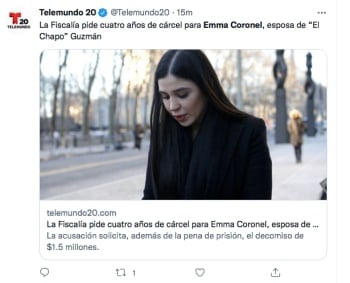 Emma Coronel punishment US Government