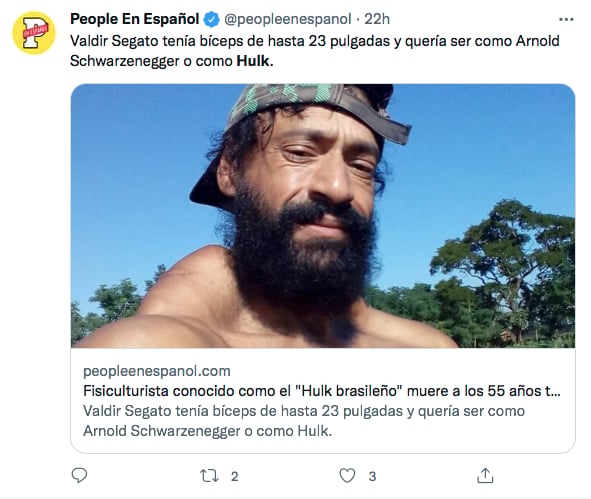 Valdir Segato dies