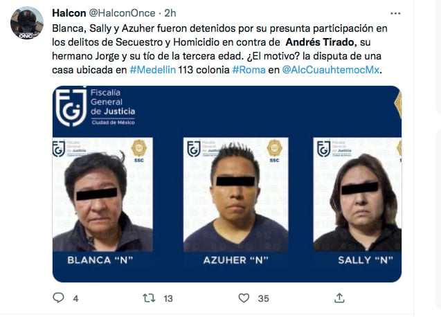 Killers of the actor and his brother and uncle