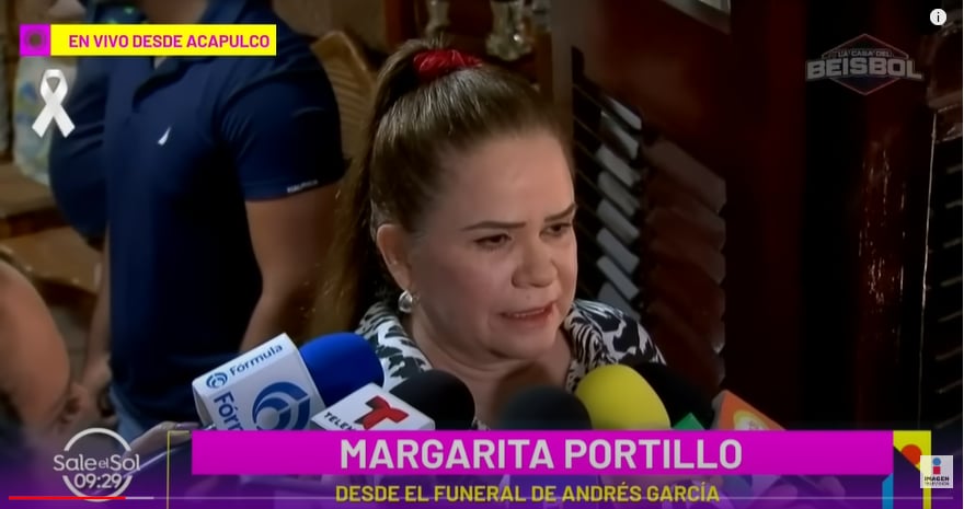 Widow of Andrés García assures that her son will do the saddest thing