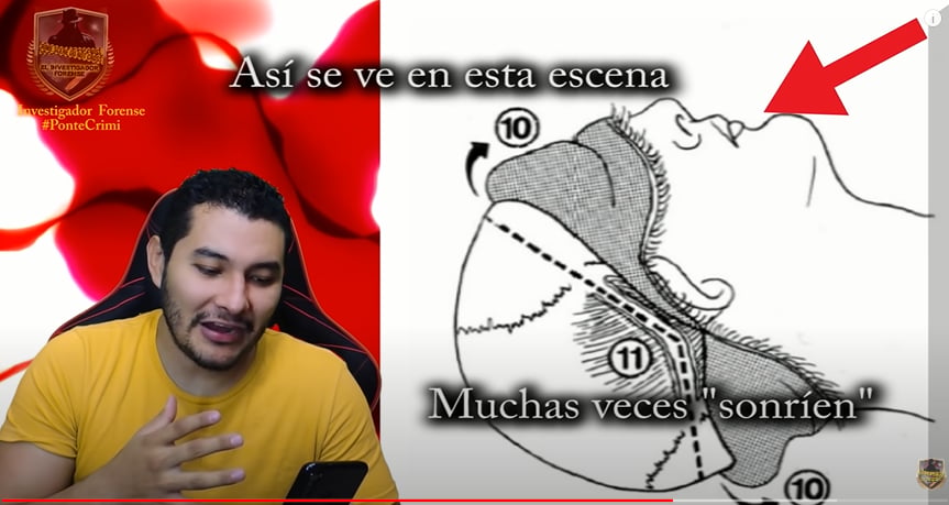El experto aseguró que se puede observar a Valentín Elizalde con una sonrisa