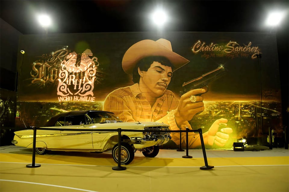 Chalino Sánchez, "El Rey del Corrido", ceremony, Rancho Humilde Studio, California