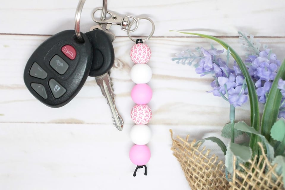 keychain, women, keys, car keys, beads