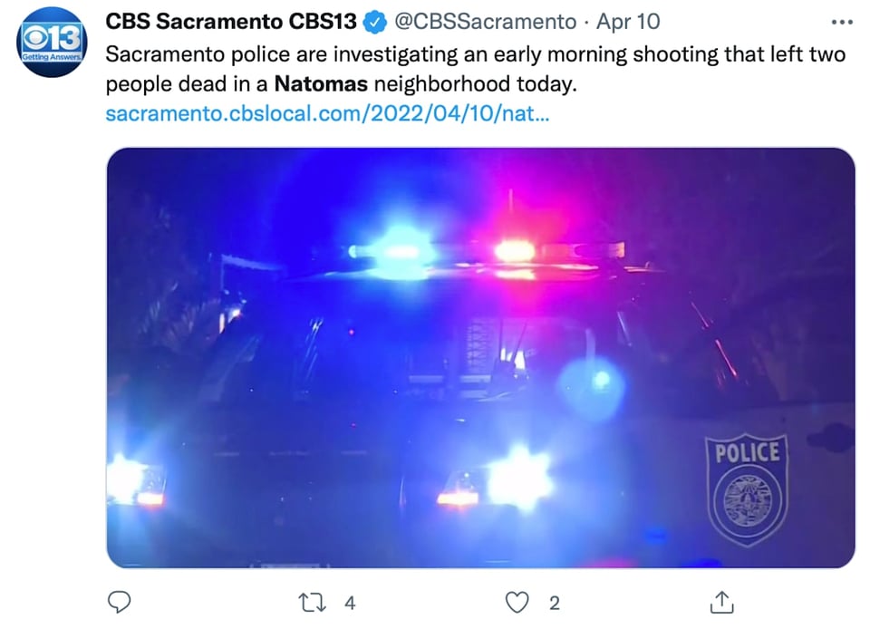 Several neighbors reported a noisy shooting in the early morning