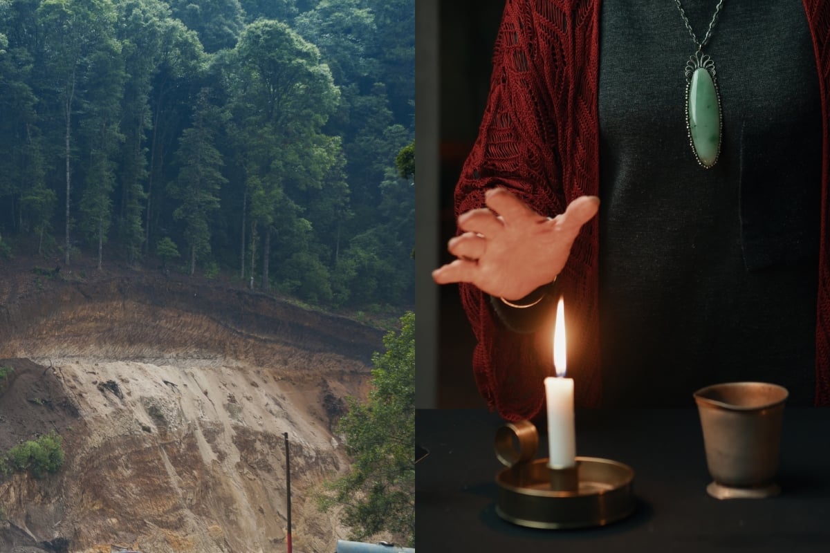 Witch, stop landslide, Peru, MundoNOW