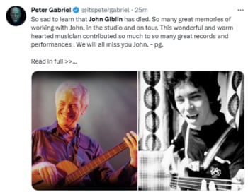 John Giblin dies