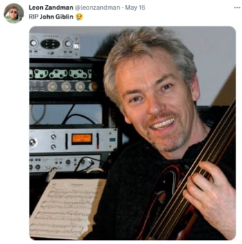 John Giblin dies