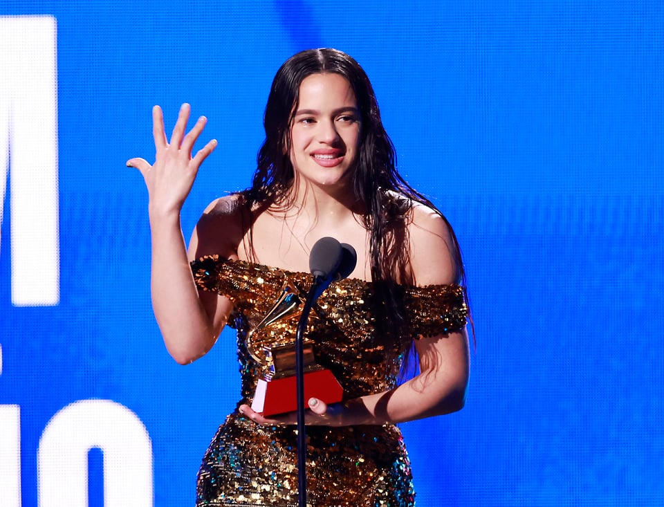 Rosalía, one of the stars of the night