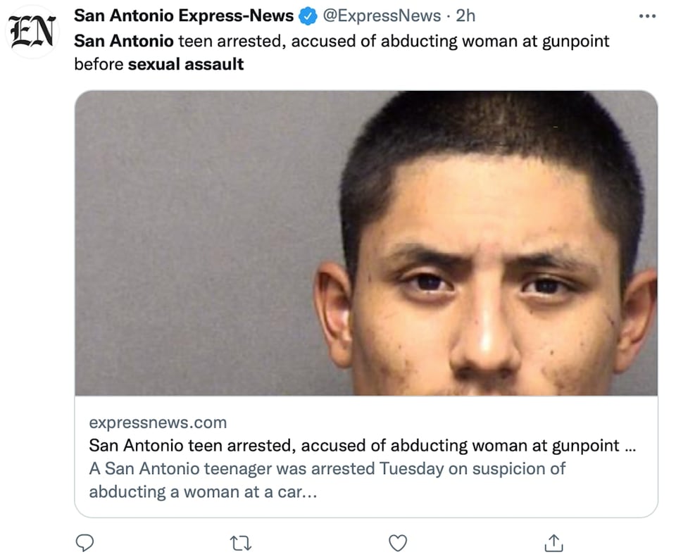 The kidnapping was recorded on video