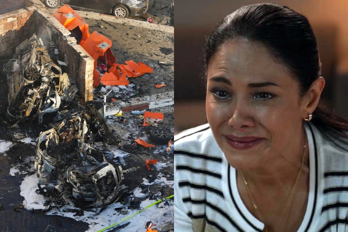 Actress Vanessa Bauche shares video alleged to be of Israeli children locked in cages