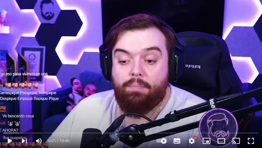 Ibai Llanos reacciona Bizarrap